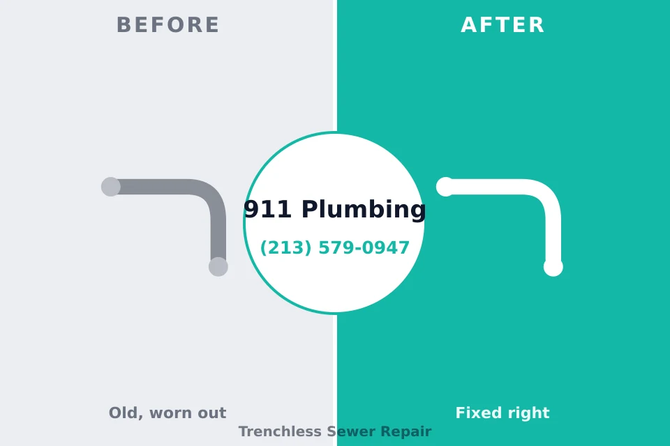 Before and after: plumbing company Paradise Hills, NM